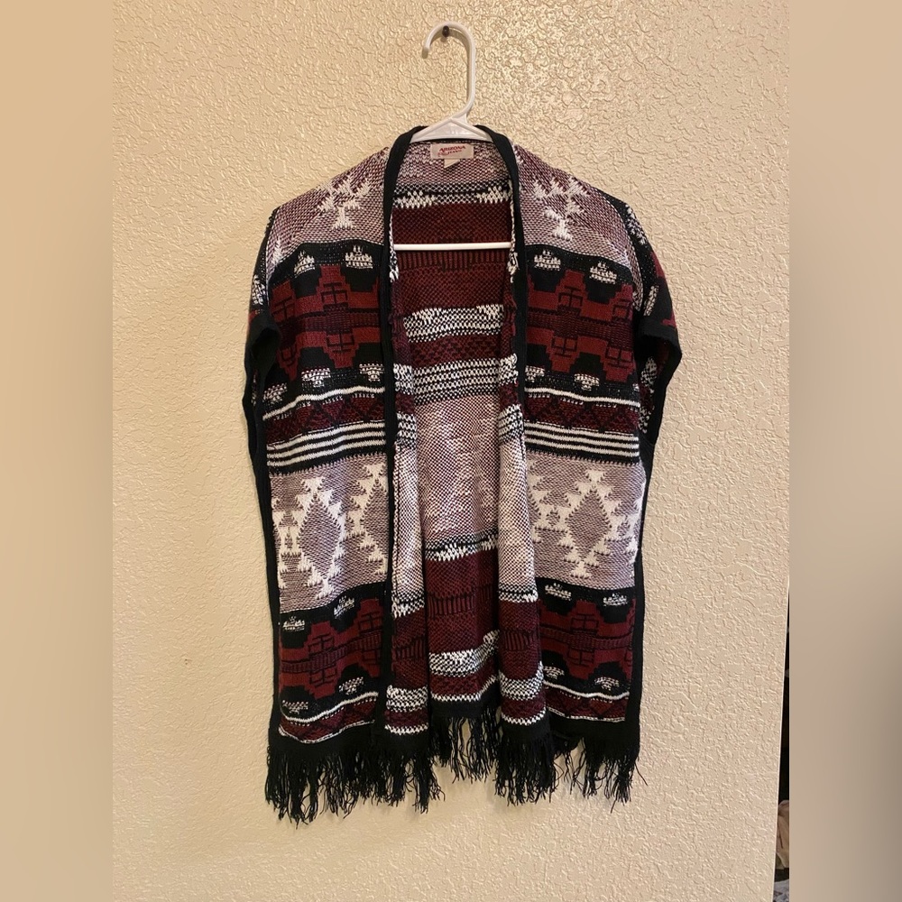 No Sleeve Cardigan